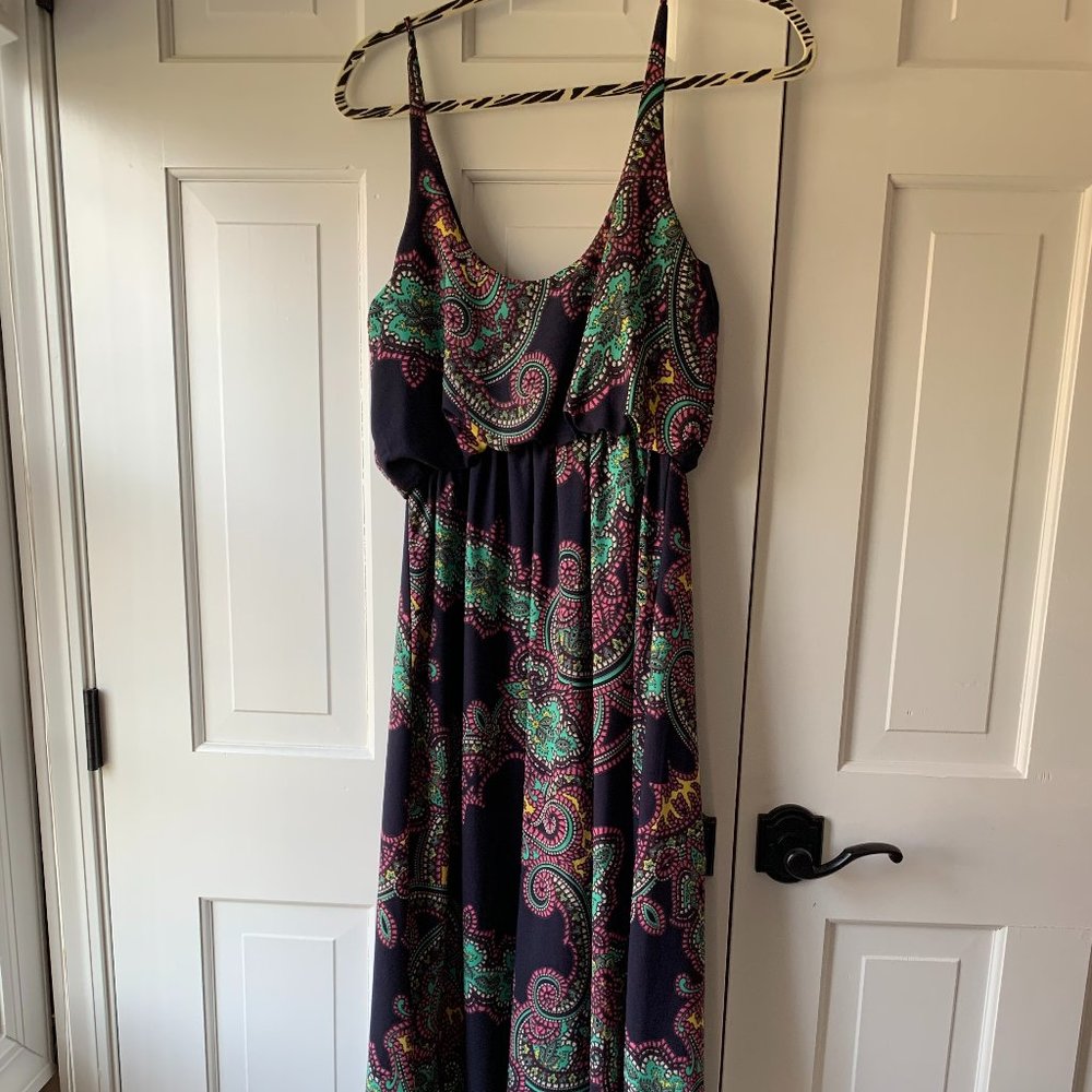Patterned maxi dress